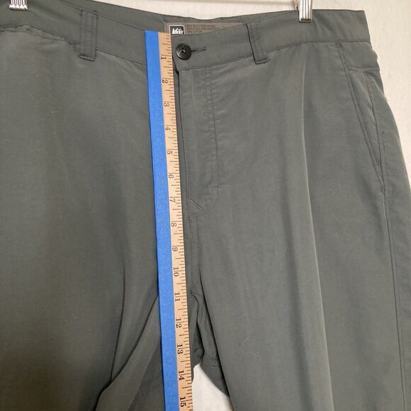 REI Co-Op Mens Adventure Pants Style# 877597 30" UPF Nylon Size 36x30 Grey - Picture 9 of 13